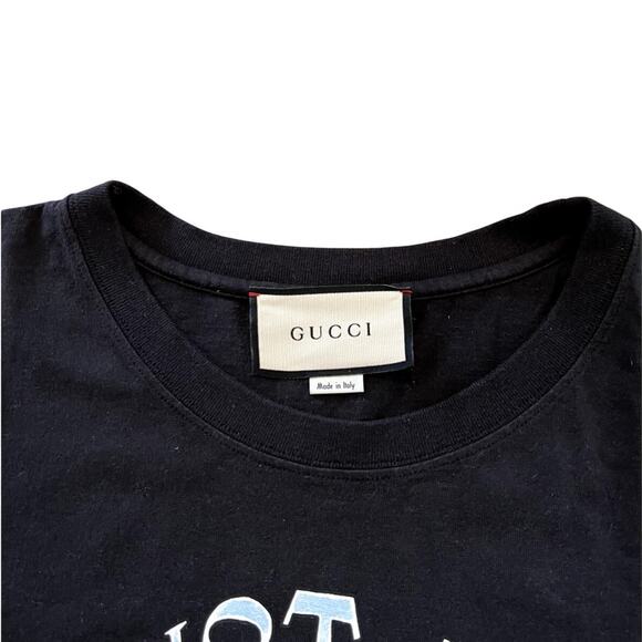 Gucci Black Not A Human Voice T-Shirt Size S Oversized Mens Designer Rare - Picture 4 of 8